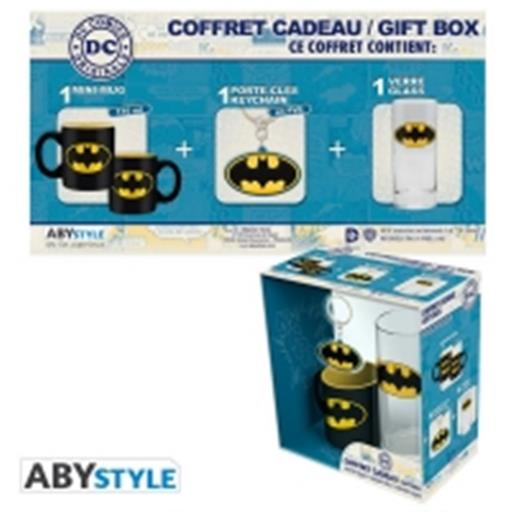 BATMAN PACK TAZA CAFE + LLAVERO + VASO DC COMICS BATMAN PACK TAZA CAFE + LLAVERO + VASO DC COMICS