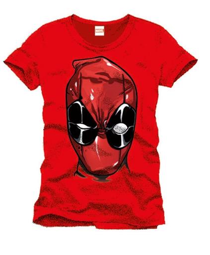 DEADPOOL CAMISETA DEADPOOL HEAD MARVEL COMICS T-S DEADPOOL CAMISETA DEADPOOL HEAD MARVEL COMICS T-S