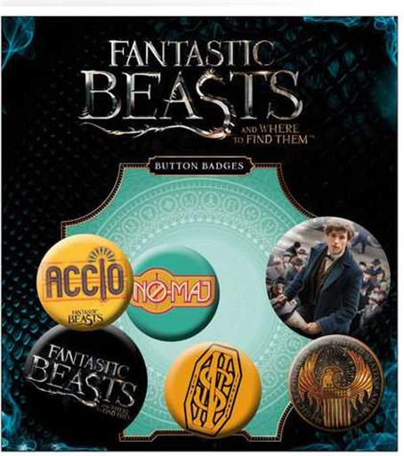 ANIMALES FANTASTICOS PACK 6 CHAPAS MIX ANIMALES FANTASTICOS PACK 6 CHAPAS MIX