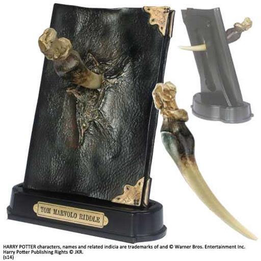 HARRY POTTER REPLICA 11 DIARIO DE TOM RIDDLE CON EL COLMILLO DE BASILISCO HARRY POTTER REPLICA 11 DIARIO DE TOM RIDDLE CON EL COLMILLO DE BASILISCO