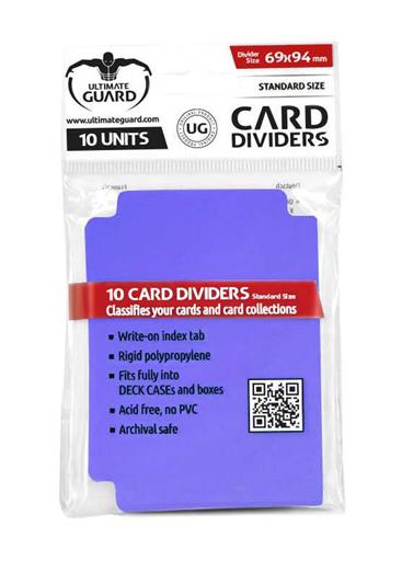 ULTIMATE GUARD CARD DIVIDERS TARJETAS SEPARADORAS (10) VIOLETA ULTIMATE GUARD CARD DIVIDERS TARJETAS SEPARADORAS (10) VIOLETA