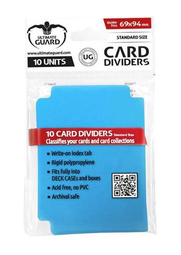 ULTIMATE GUARD CARD DIVIDERS TARJETAS SEPARADORAS (10) AZUL ULTIMATE GUARD CARD DIVIDERS TARJETAS SEPARADORAS (10) AZUL