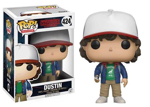 STRANGER THINGS POP VINYL FIG 9CM DUSTIN STRANGER THINGS POP VINYL FIG 9CM DUSTIN
