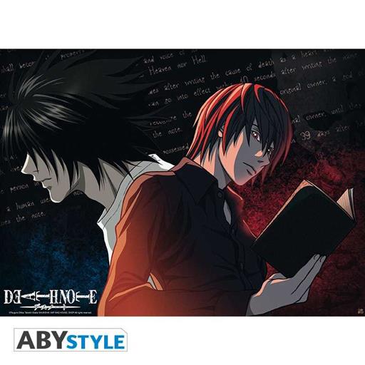 POSTER DEATH NOTE L VS LIGHT 52x38CM POSTER DEATH NOTE L VS LIGHT 52x38CM