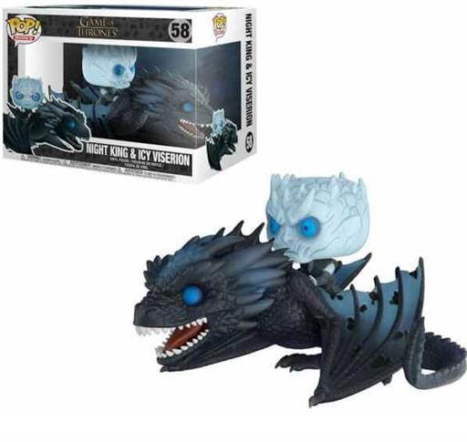 JUEGO DE TRONOS POP VINYL 15CM NIGHT KING Y VISERION FUNKO 58 JUEGO DE TRONOS POP VINYL 15CM NIGHT KING Y VISERION FUNKO 58