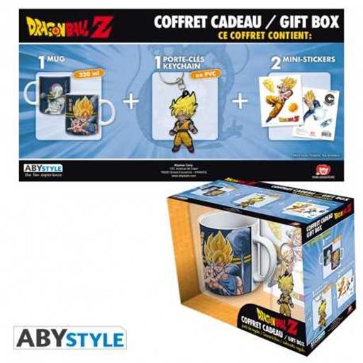 DRAGON BALL Z PACK TAZA 320 ML + LLAVERO PVC + PEGATINAS DRAGON BALL Z PACK TAZA 320 ML + LLAVERO PVC + PEGATINAS