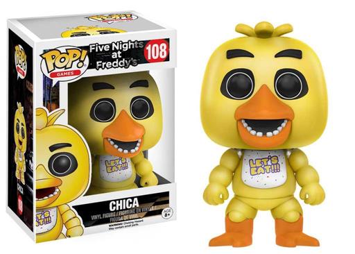 FIVE NIGHTS AT FREDDY'S FIGURA 9 CM CHICA VINYL POP FIVE NIGHTS AT FREDDY'S FIGURA 9 CM CHICA VINYL POP