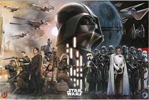 POSTER STAR WARS ROGUE ONE REBELS VS EMPIRE 61 x 91 CM POSTER STAR WARS ROGUE ONE REBELS VS EMPIRE 61 x 91 CM
