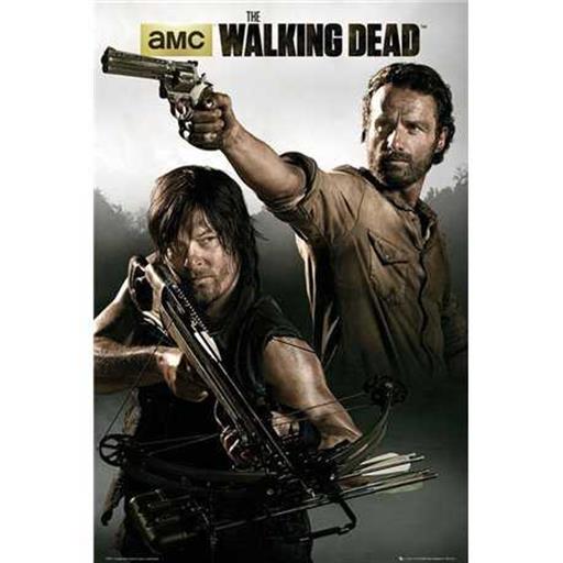 POSTER THE WALKING DEAD RICK & DARYL FACE 61 x 91 CM POSTER THE WALKING DEAD RICK & DARYL FACE 61 x 91 CM