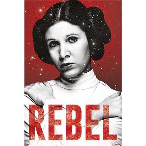 POSTER STAR WARS LEIA REBEL 61 X 91 CM POSTER STAR WARS LEIA REBEL 61 X 91 CM
