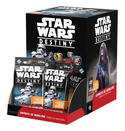 STAR WARS DESTINY ESPIRITU DE REBELION SOBRE AMPLIACION STAR WARS DESTINY ESPIRITU DE REBELION SOBRE AMPLIACION