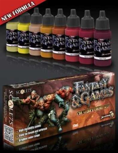 FANTASY AND GAMES SET DE PINTURA CREATURES FROM HELL FANTASY AND GAMES SET DE PINTURA CREATURES FROM HELL