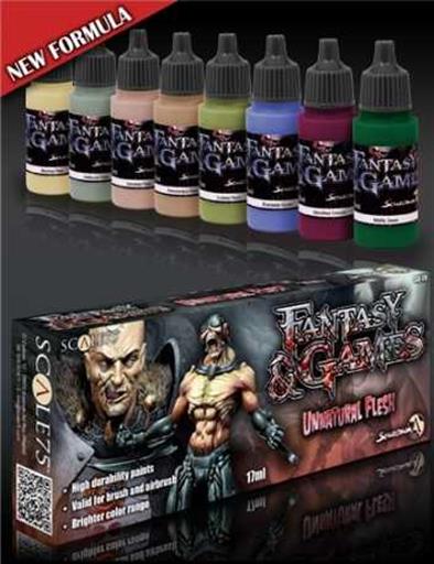 FANTASY AND GAMES SET DE PINTURA UNNATURAL FLESH FANTASY AND GAMES SET DE PINTURA UNNATURAL FLESH