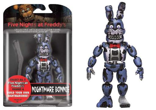 FIVE NIGHTS AT FREDDY'S FIGURA 13 CM NIGHTMARE BONNIE ACTION FIGURE FIVE NIGHTS AT FREDDY'S FIGURA 13 CM NIGHTMARE BONNIE ACTION FIGURE
