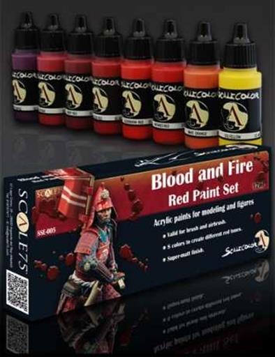 SCALECOLOR SET DE PINTURA BLOOD AND FIRE