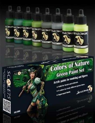 SCALECOLOR SET DE PINTURA COLORS OF NATURE GREEN SCALECOLOR SET DE PINTURA COLORS OF NATURE GREEN