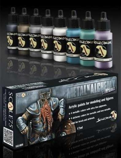 SCALECOLOR SET DE PINTURA METAL AND ALCHEMY STEEL SCALECOLOR SET DE PINTURA METAL AND ALCHEMY STEEL