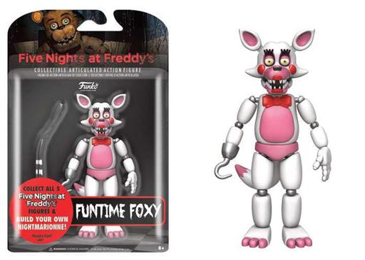 FIVE NIGHTS AT FREDDY'S FIGURA 13 CM FUNTIME FOXY ACTION FIGURE FIVE NIGHTS AT FREDDY'S FIGURA 13 CM FUNTIME FOXY ACTION FIGURE