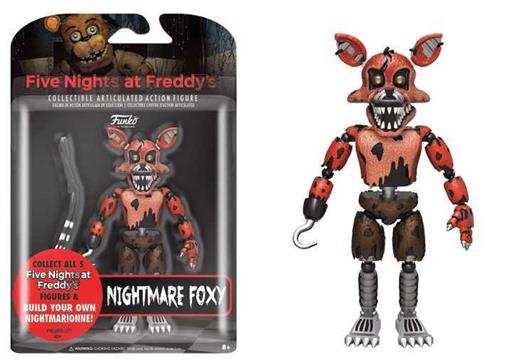 FIVE NIGHTS AT FREDDY´S FIGURA 13 CM NIGHTMARE FOXY FIVE NIGHTS AT FREDDY´S FIGURA 13 CM NIGHTMARE FOXY