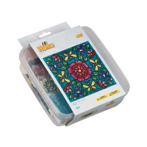 HAMA MIDI CAJA DE PLASTICO MOSAICO MINI - FLORES HAMA MIDI CAJA DE PLASTICO MOSAICO MINI - FLORES