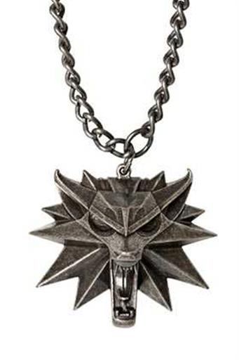THE WITCHER 3 COLGANTE METAL EMBLEMA LOBO MEDALLON THE WITCHER 3 COLGANTE METAL EMBLEMA LOBO MEDALLON