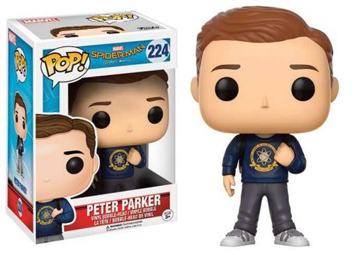 SPIDER-MAN HOMECOMING FIGURA 9 CM PETER PARKER VINYL POP SPIDER-MAN HOMECOMING FIGURA 9 CM PETER PARKER VINYL POP