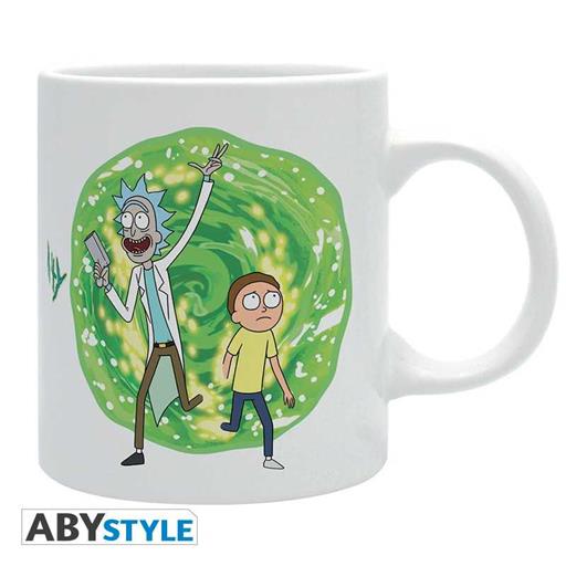 RICK Y MORTY TAZA CERAMICA 320 ML PORTAL RICK Y MORTY TAZA CERAMICA 320 ML PORTAL