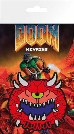DOOM LLAVERO CAUCHO 7 CM CACODEMON