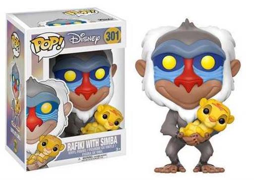 EL REY LEON FIG 9 CM RAFIKI WITH SIMBA VINYL POP EL REY LEON FIG 9 CM RAFIKI WITH SIMBA VINYL POP