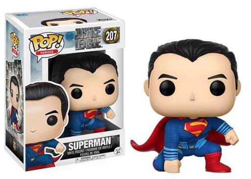 LIGA DE LA JUSTICIA FIGURA 9 CM SUPERMAN (LANDING POSE) POP! FUNKO 207 LIGA DE LA JUSTICIA FIGURA 9 CM SUPERMAN (LANDING POSE) POP! FUNKO 207
