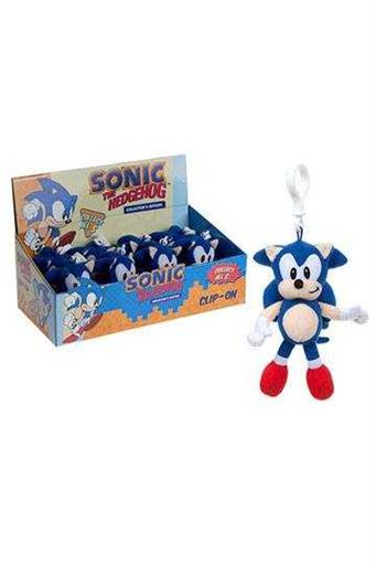 SONIC THE HEDGEHOG PLUSH COLGANTE PARA MALETAS 13 CM