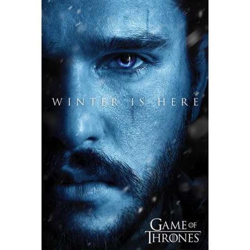 POSTER JUEGO DE TRONOS WINTER IS HERE JON 61 x 91 CM N54 POSTER JUEGO DE TRONOS WINTER IS HERE JON 61 x 91 CM N54