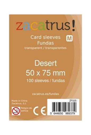 FUNDAS ZACATRUS DESERT 50 MM X 75 MM (100)