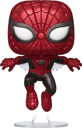 MARVEL 80TH FIG 9CM POP SPIDERMAN PRIMER ASPECTO (METALIC) ED ESPECIAL