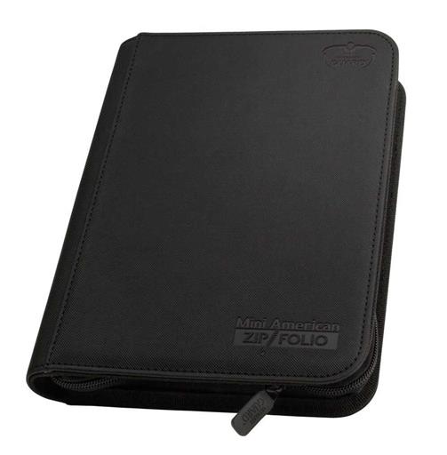 ULTIMATE GUARD 18-POCKET XENOSKIN ZIPFOLIO 360 MINI AMERICAN NEGRO
