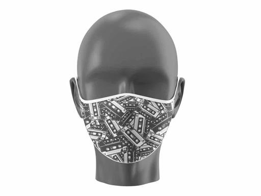 MASCARILLA CASSETTES ESTAMPADO