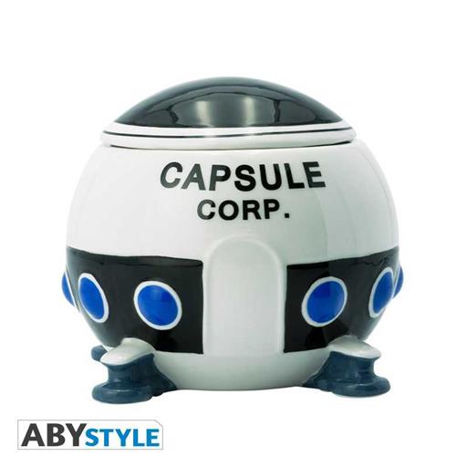 DRAGON BALL TAZA 3D NAVE ESPACIAL CAPSULE CORP