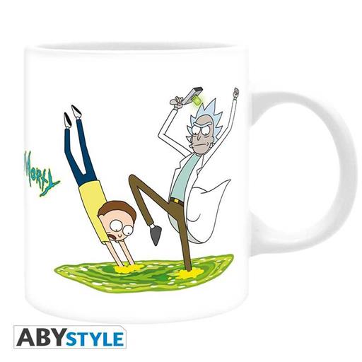 RICK Y MORTY TAZA 320 ML PORTAL 2