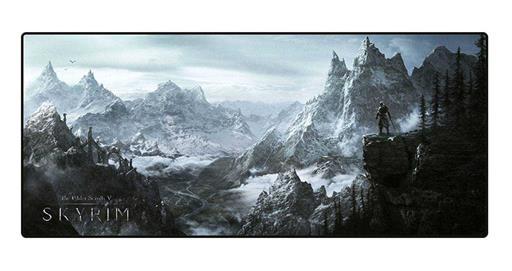 THE ELDER SCROLLS V ALFOMBRILLA RATON GRANDE 80 X 35 SKYRIM VALLEY