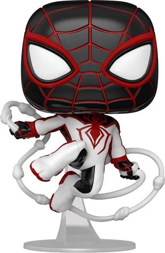 SPIDERMAN FIG 9CM POP MILES MORALES TRACK SUIT